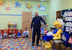 Wizyta Policjanta w przedszkolu